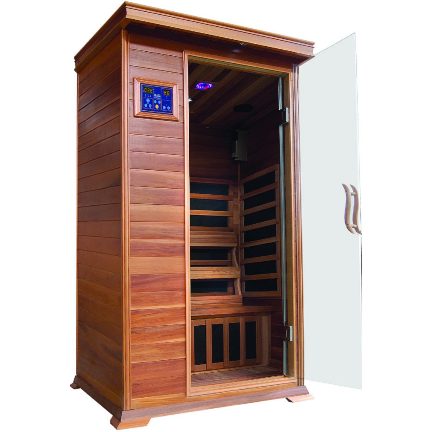 Sunray Sedona 1 Person Cedar Sauna W/ Carbon Heaters