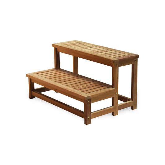 Teak Hot tub step 36" (90 cm)