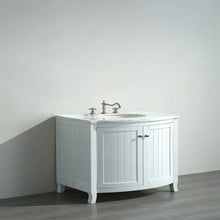 Eviva Odessa Zinx+ 30" Bathroom Vanity with White Carrera Marble Counter-top and Porcelain Sink
