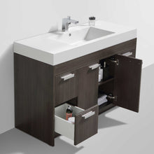 Eviva Lugano 48" Modern Bathroom Vanity with White Integrated Acrylic Sink