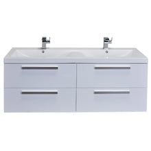 Eviva Surf 57″ White Modern Bathroom Vanity Set with Integrated White Acrylic Double Sink