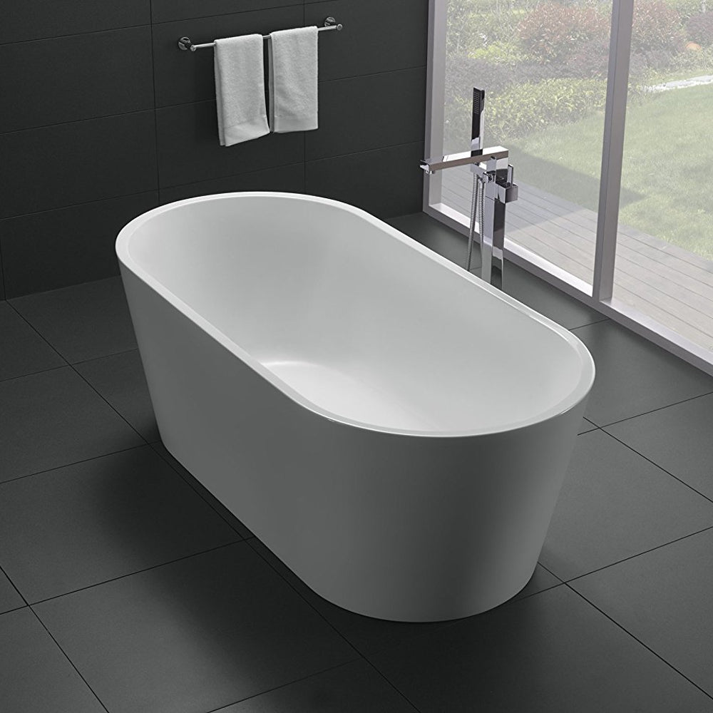 Eviva Alexa 60″ White Acrylic Free Standing Bathtub