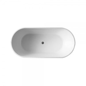 Eviva Alexa 60″ White Acrylic Free Standing Bathtub