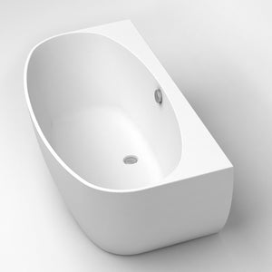 Eviva Jasmine 60″ Freestanding White Acrylic Bathtub