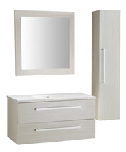Conques 39 in. W x 20 in. H Bathroom Vanity Set in Rich White