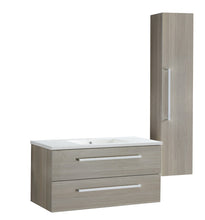 Conques 39 in. W x 20 in. H Bathroom Vanity Set in Rich Gray