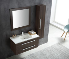 Conques 39 in. W x 20 in. H Bathroom Vanity Set in Rich Brown