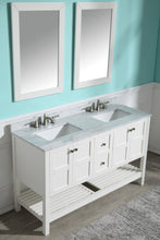 Montaigne 60 in. W x 35 in. H Bathroom Vanity Set in Rich White